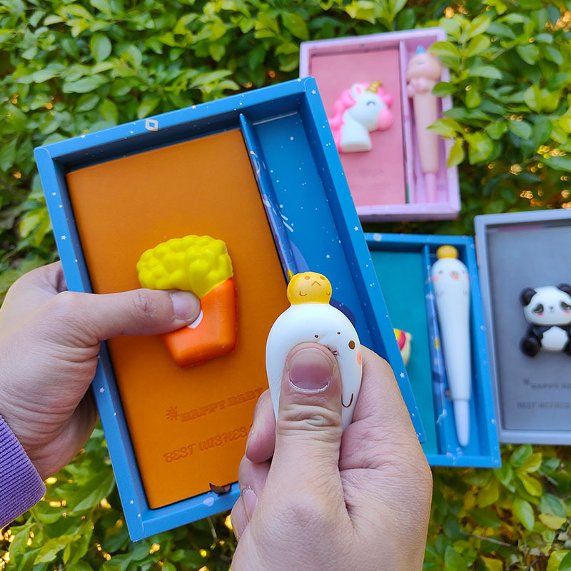 Entzückendes Panda Dekompressions-Notizbuch Set
