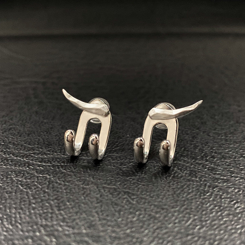 Abnehmbare Doppel-Ohrstecker