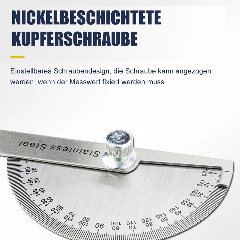 Winkelmesser aus Edelstahl