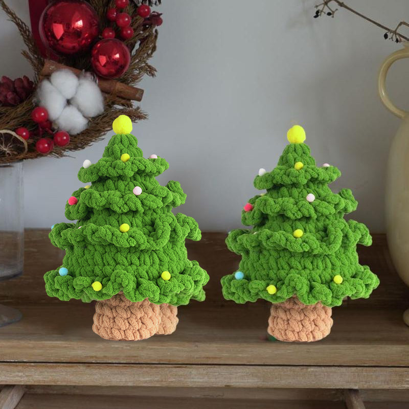Weihnachtsbaum-DIY-Strickset