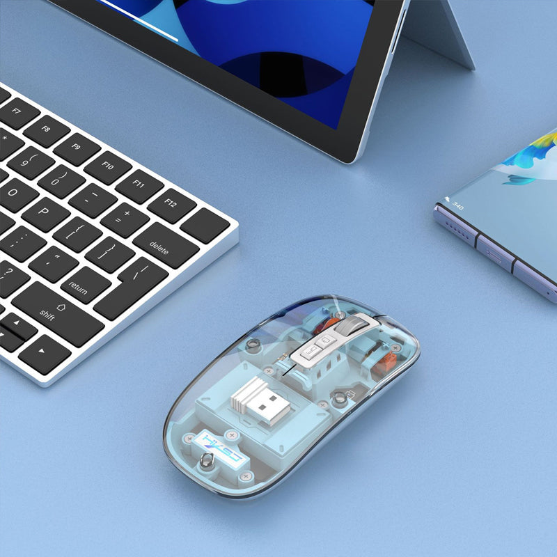 Kabellose transparente Bluetooth-Maus