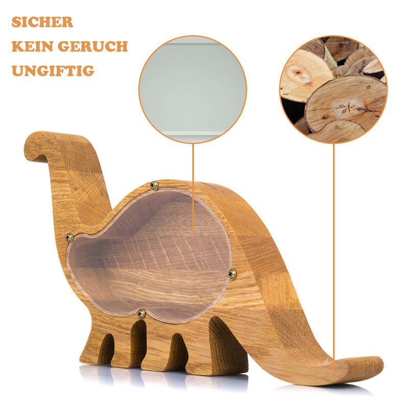 Hölzernes Tiersparschwein