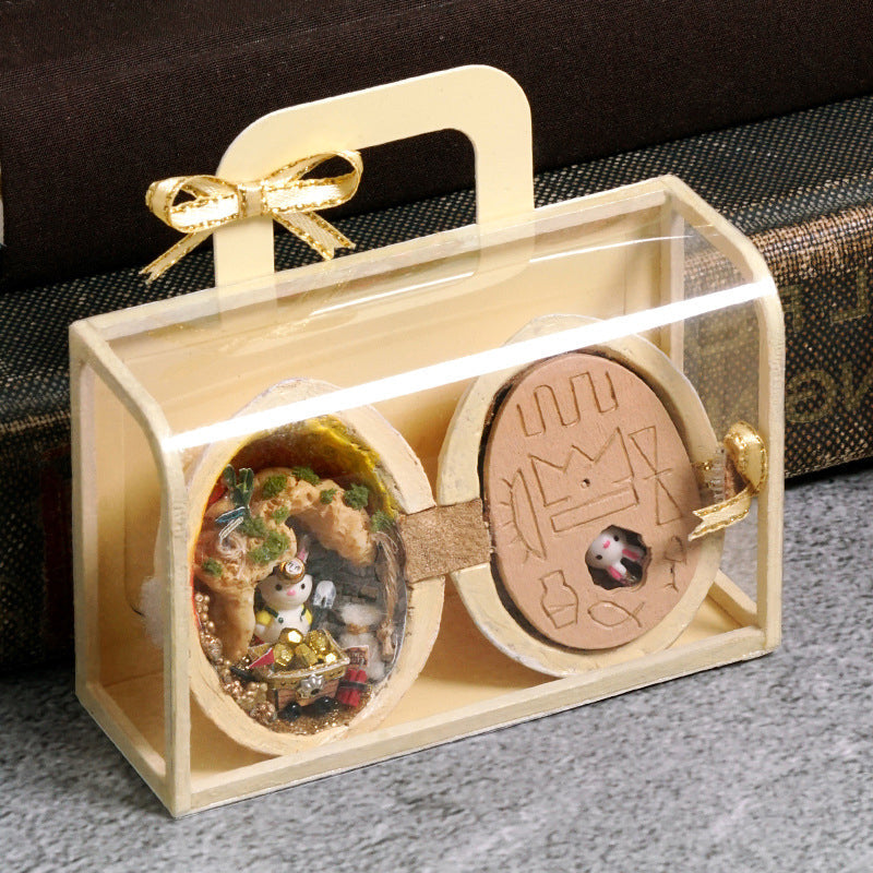 Walnussschalen DIY Modell