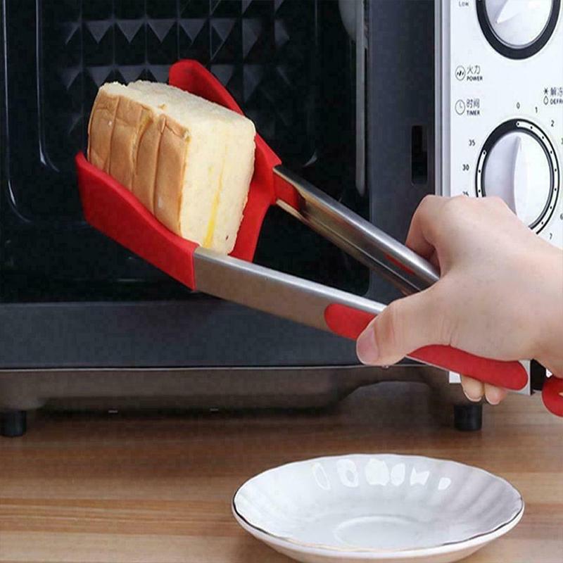 2-in-1 Küchenspatel und Zange