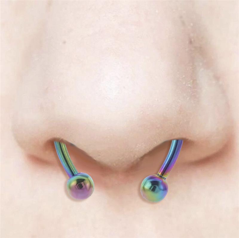 U-förmiger magnetischer Nasenring