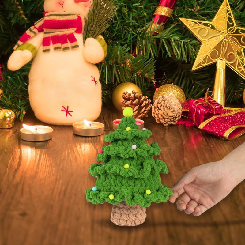 Weihnachtsbaum-DIY-Strickset