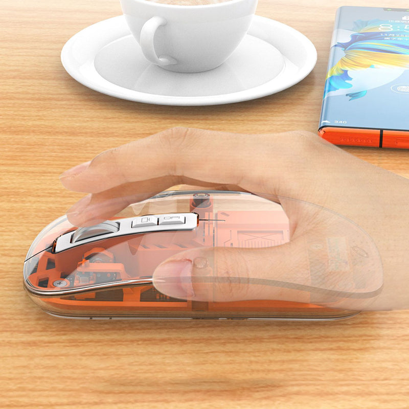 Kabellose transparente Bluetooth-Maus