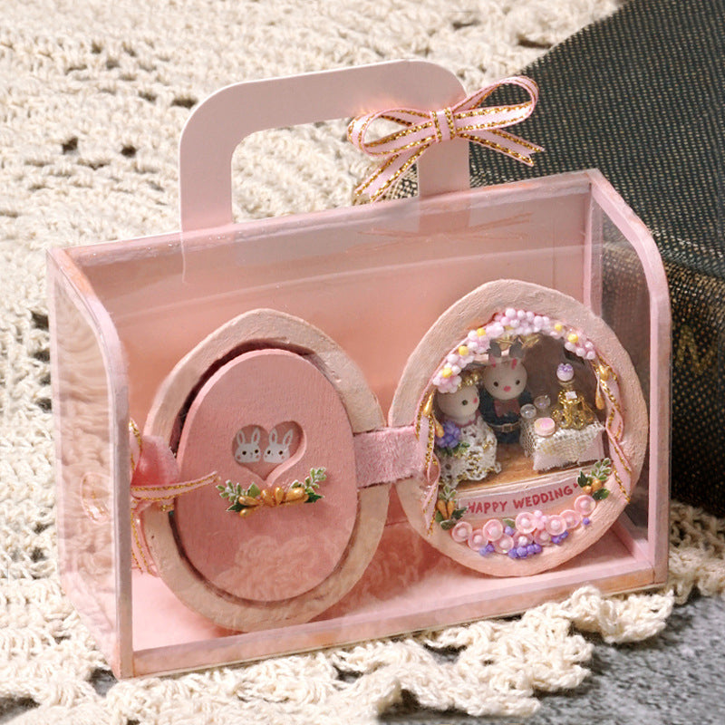 Walnussschalen DIY Modell