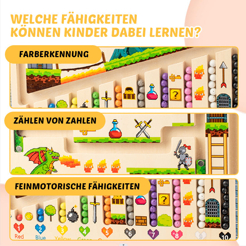 Hölzernes pädagogisches Labyrinthspielzeug für Kinder