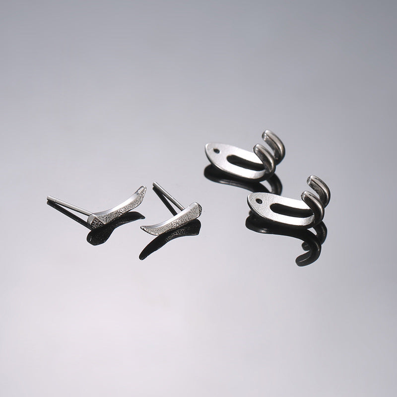 Abnehmbare Doppel-Ohrstecker