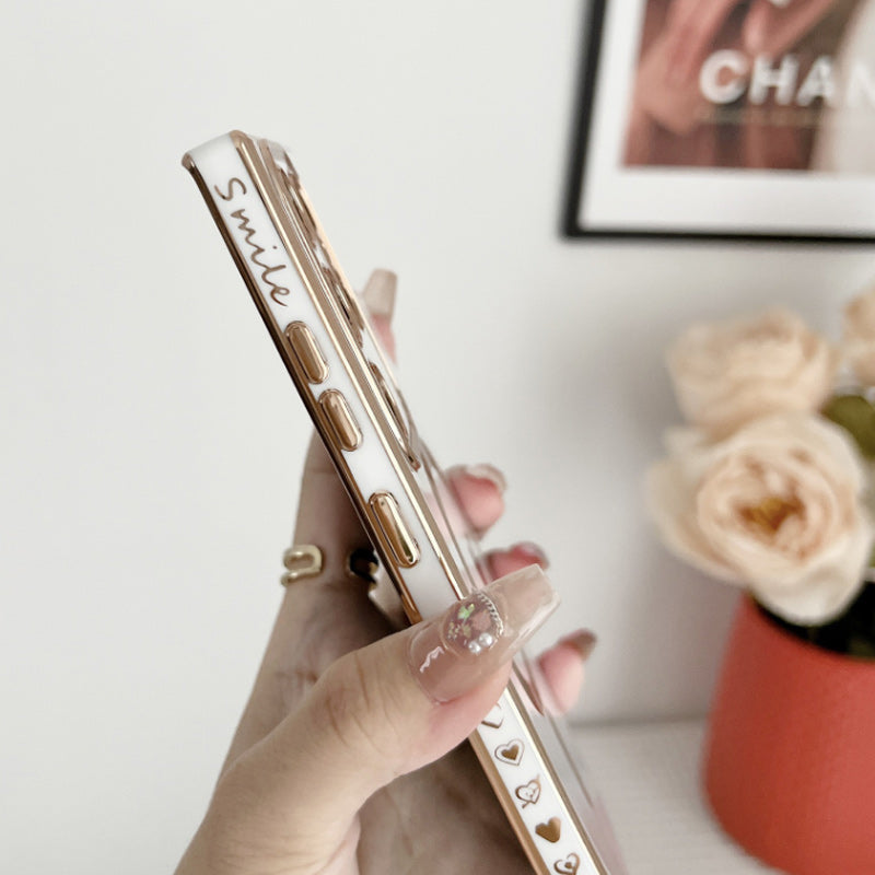 Liebesherz-Beschichtung Magnetische Handyhülle für Samsung