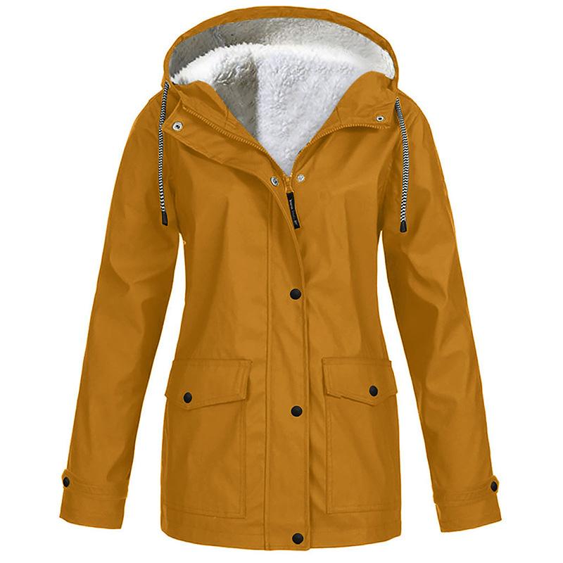 Winddichte Fleece Winter Jacke