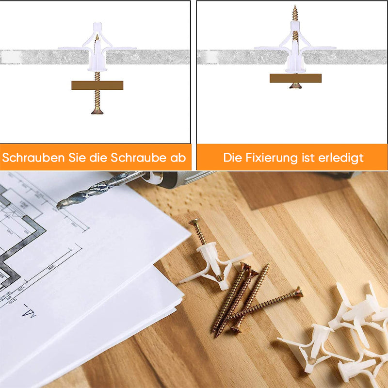 Schmetterlings Expansionsdübel Dehnschraube