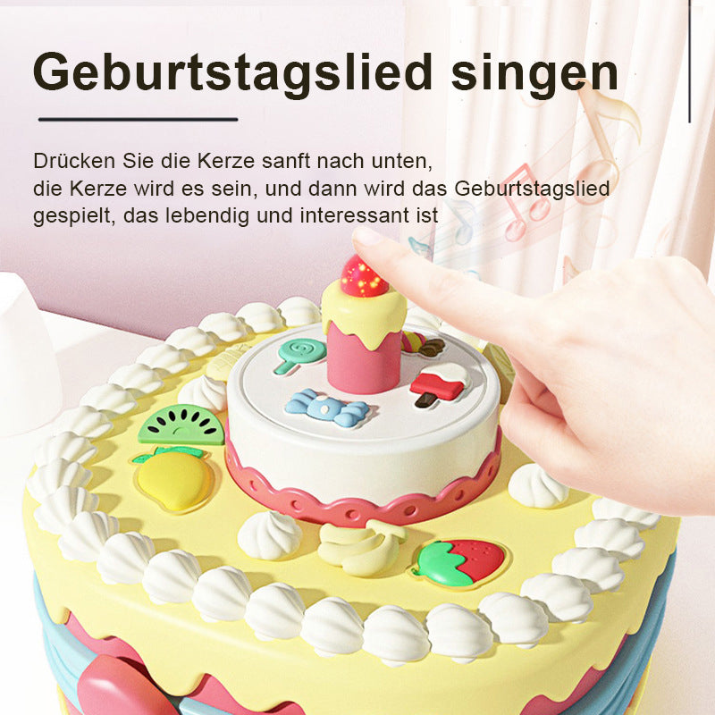 Kuchen Handgemacht Gefärbter Ton Set
