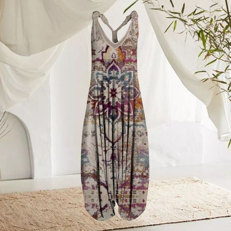 Overall mit buntem Muster