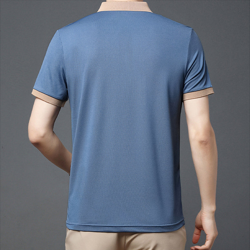 Business-Casual Besticktes Poloshirt