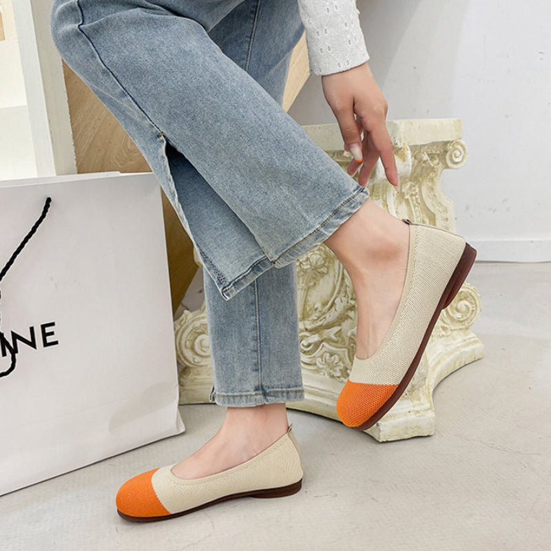 Damen Atmungsaktive flache Schuhe