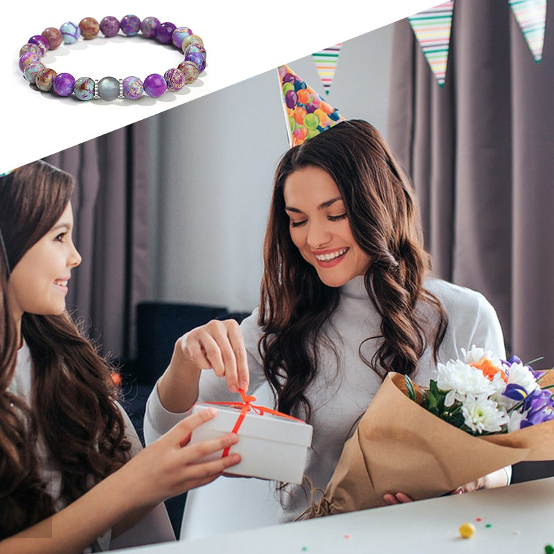 Natürliches Edelsteinarmband für Damen