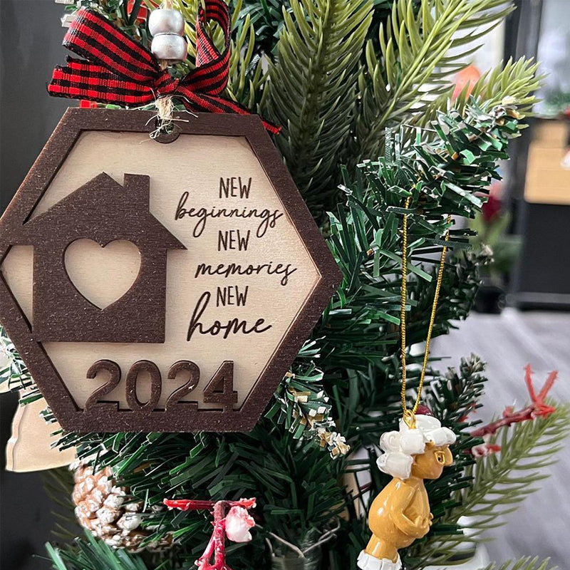 Neues Zuhause-Ornament, Weihnachtsfeiertage 2023/2024