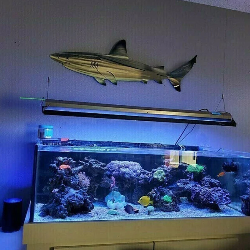 Hai-Kunst-Wanddekoration aus Metall