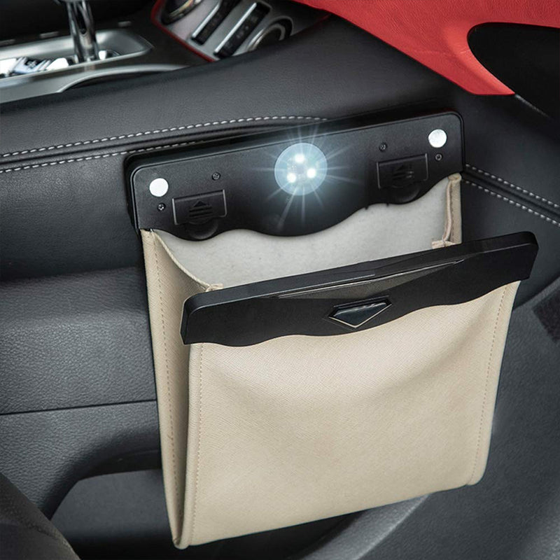 Wasserdichter Auto-Leder-Mülleimer