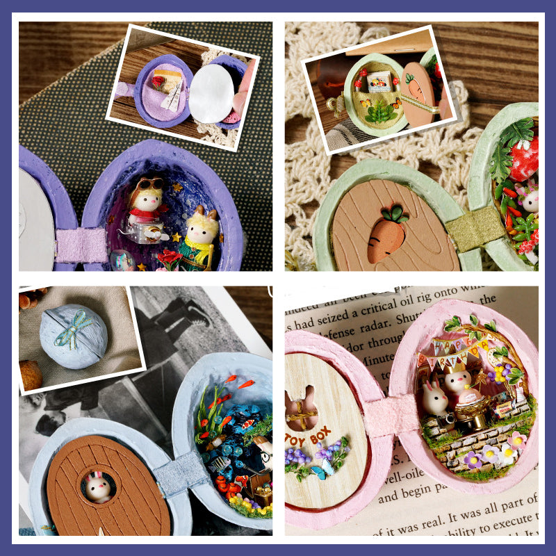 Walnussschalen DIY Modell
