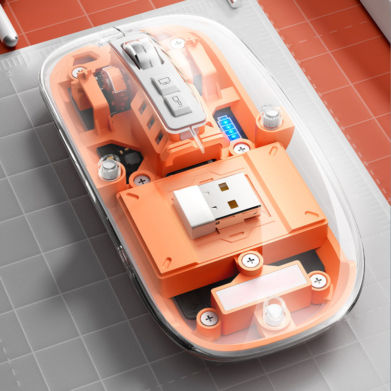 Kabellose transparente Bluetooth-Maus