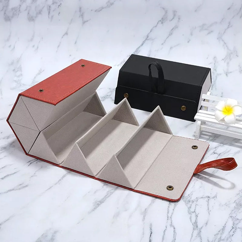 Multifunktionale Brillenbox mit mehreren Fächern