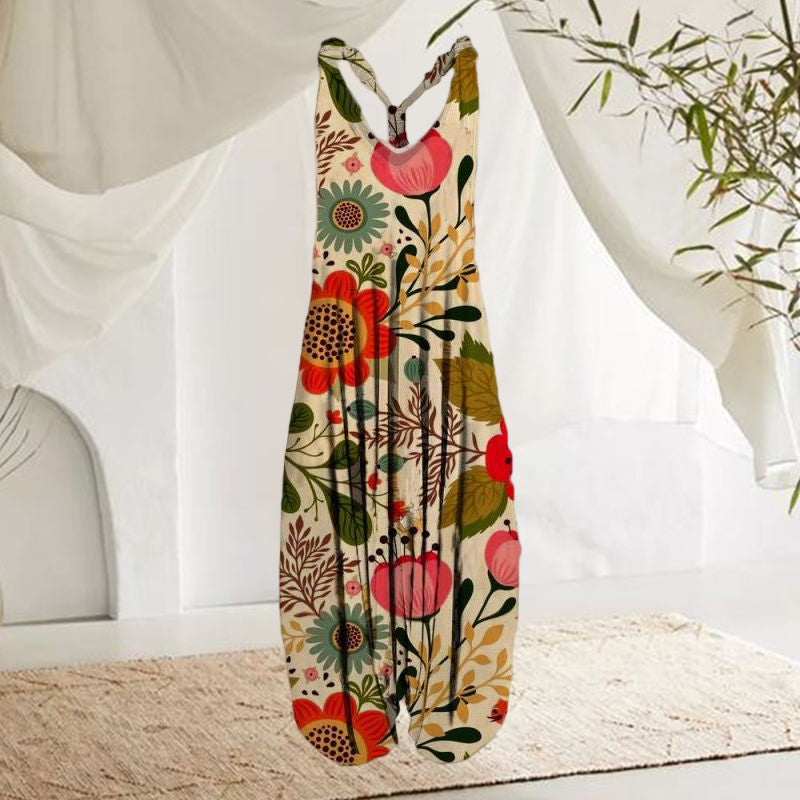 Overall mit buntem Muster