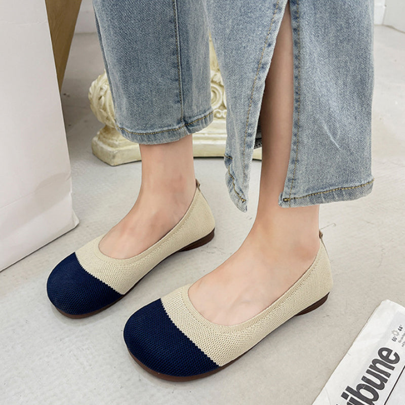 Damen Atmungsaktive flache Schuhe