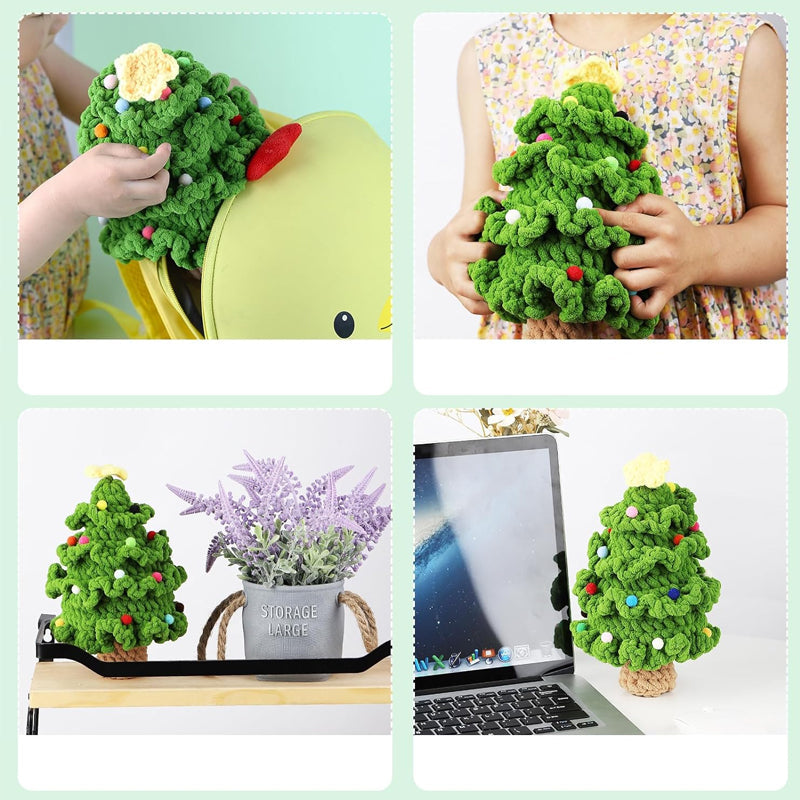 Weihnachtsbaum-DIY-Strickset
