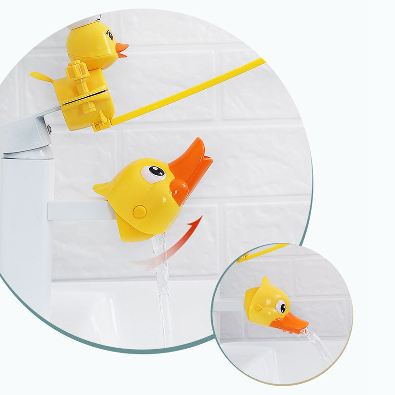 Niedliche kleine gelbe Enten-Wasserhahnverlängerung