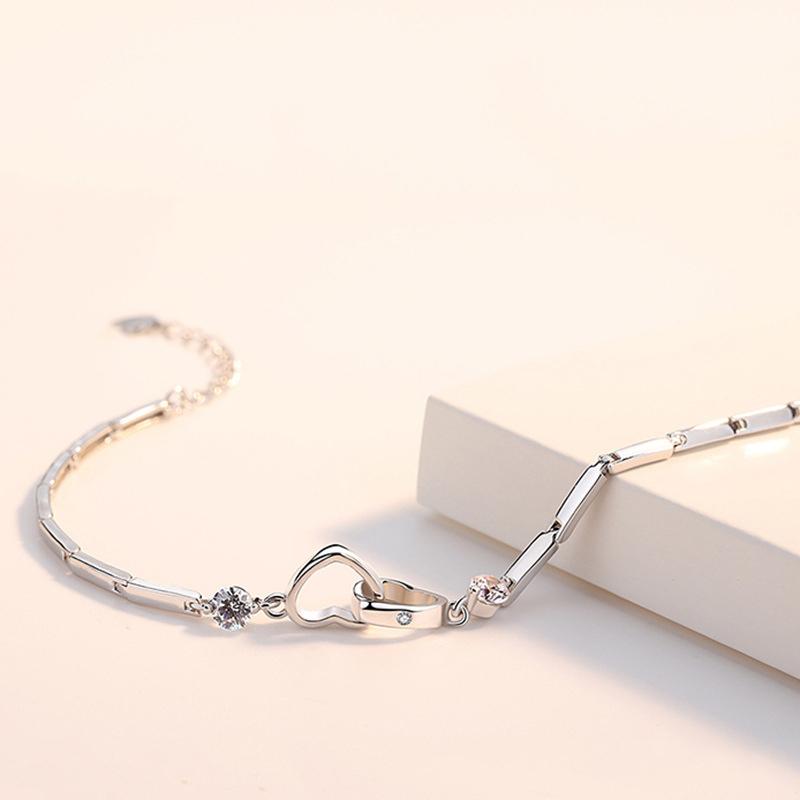 Doppeltes Herz Armband
