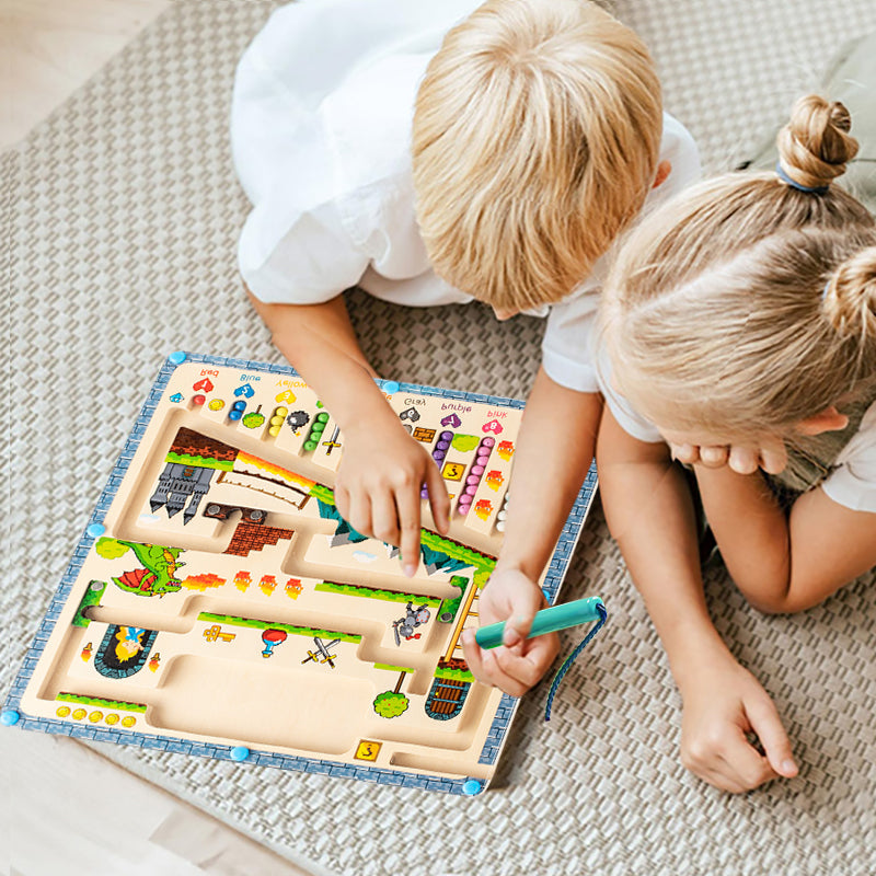Hölzernes pädagogisches Labyrinthspielzeug für Kinder