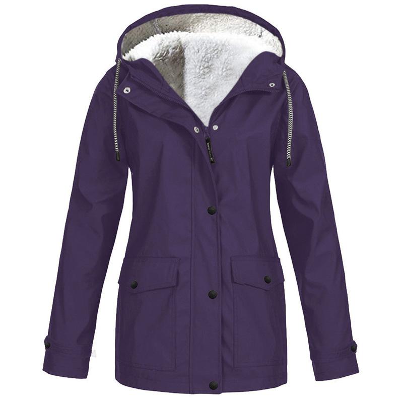 Winddichte Fleece Winter Jacke