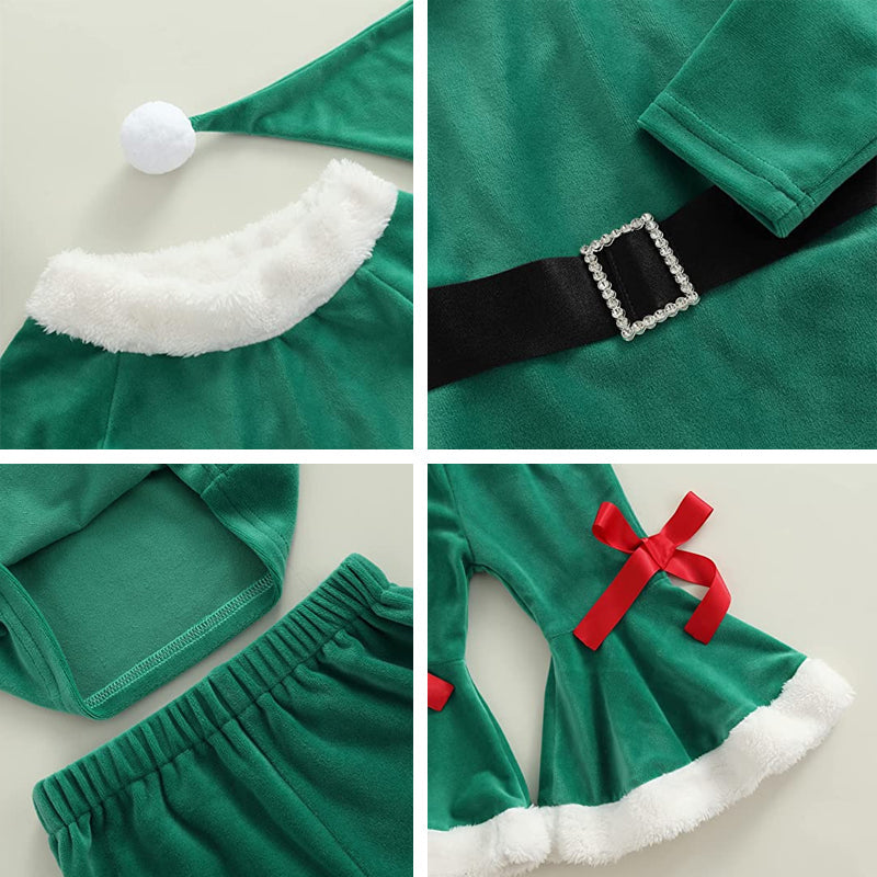 Weihnachtsthema Kinder Feiertagssatz