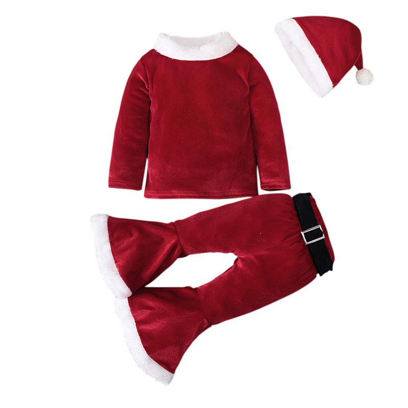 Weihnachtsthema Kinder Feiertagssatz