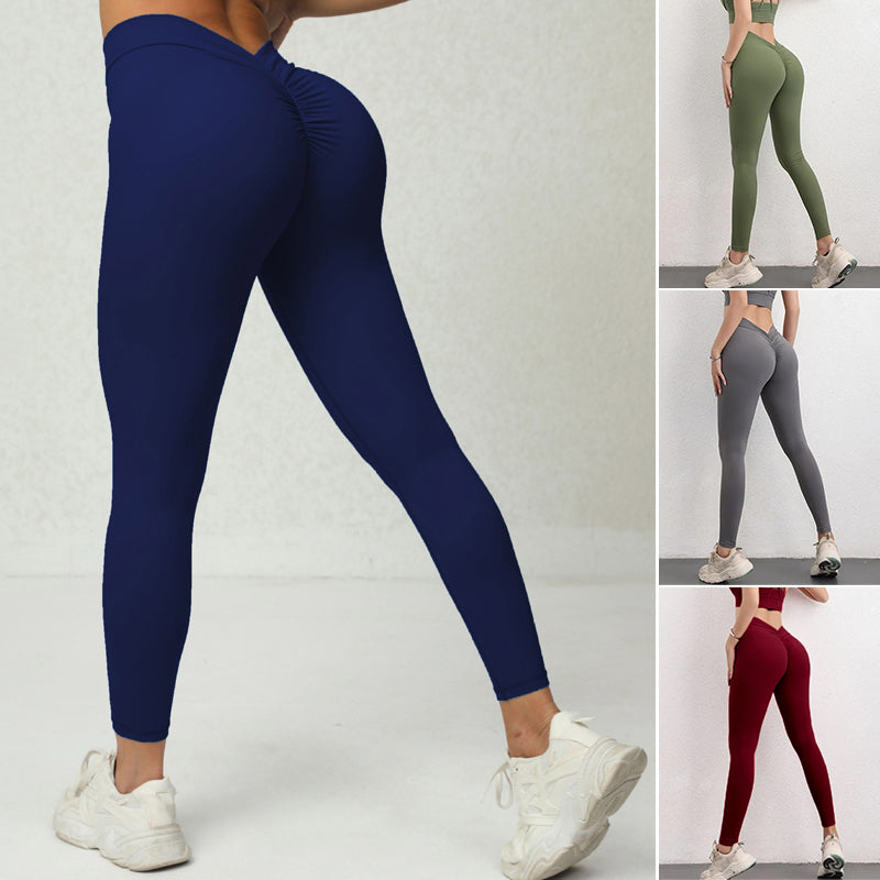 Gym-Leggings mit V-Rücken