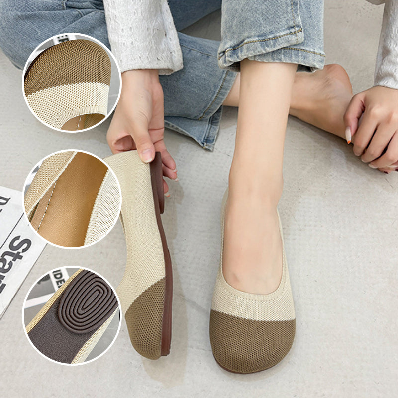 Damen Atmungsaktive flache Schuhe