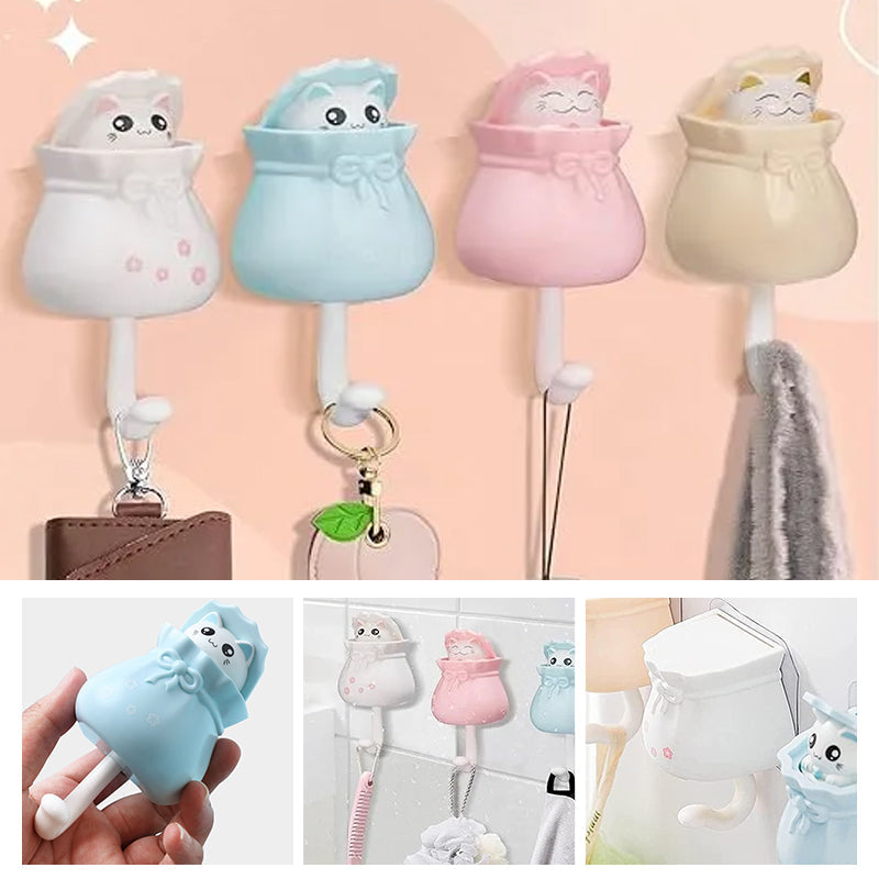 Kreativer und niedlicher Kätzchenhaken