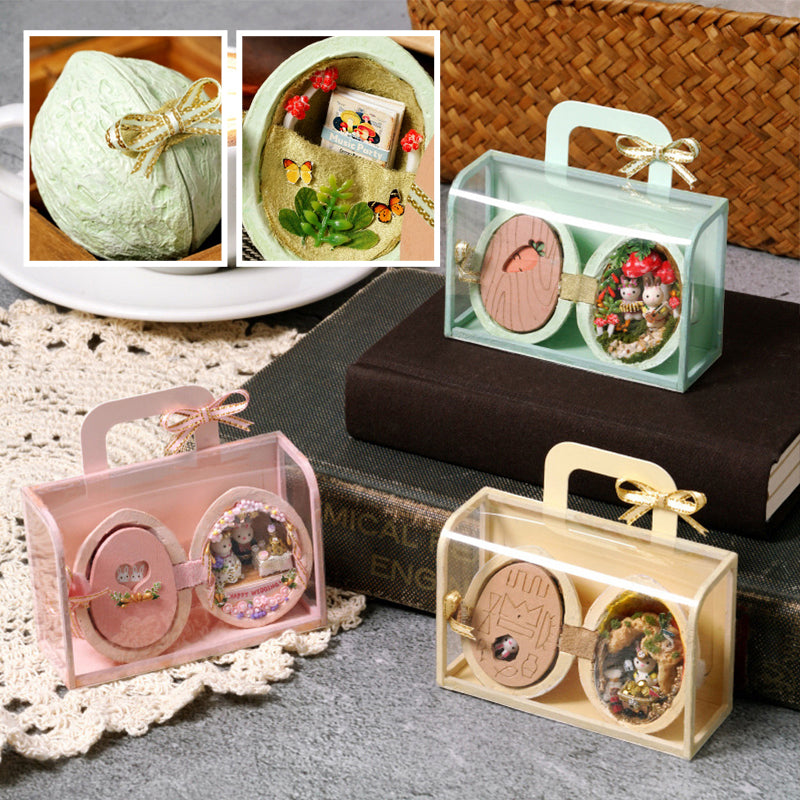 Walnussschalen DIY Modell