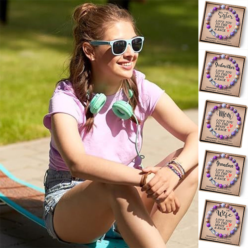 Natürliches Edelsteinarmband für Damen