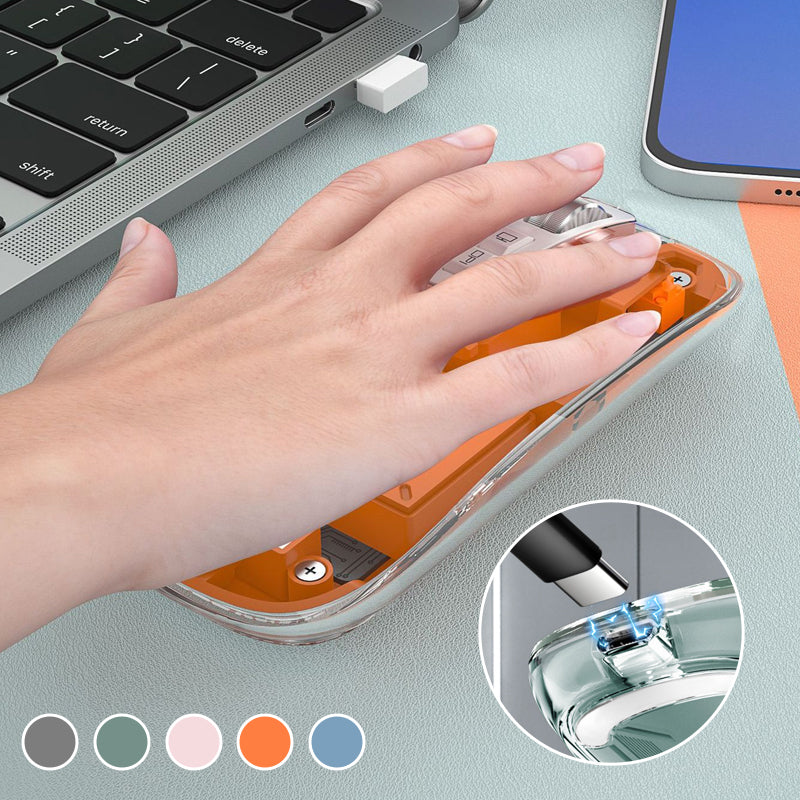 Kabellose transparente Bluetooth-Maus