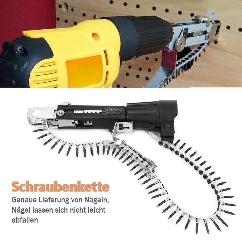 Automatische Schraubenkette Nail Gun Adapter für Bohrmaschine - hallohaus