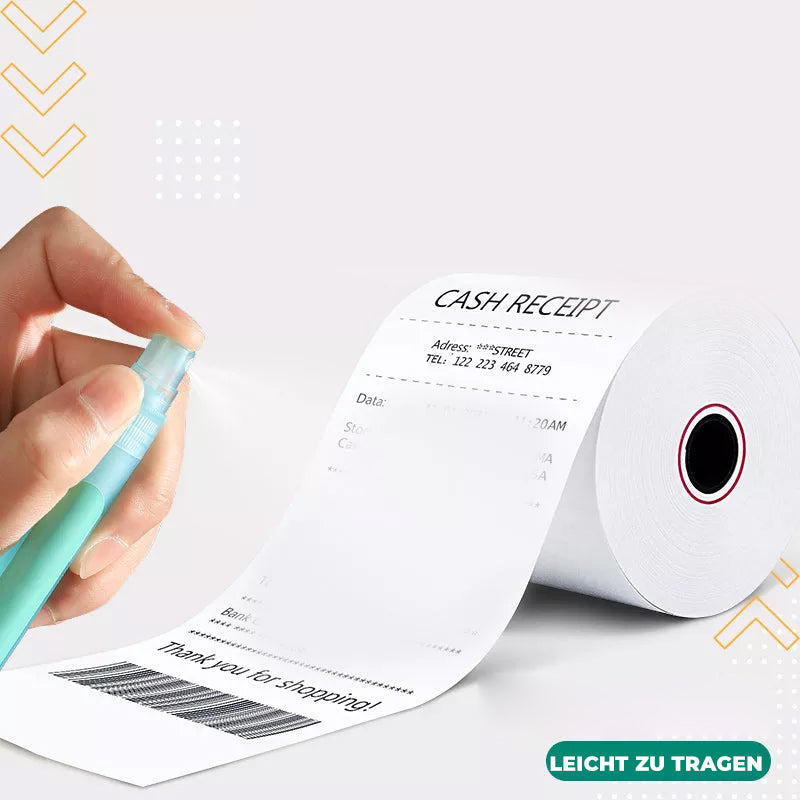 Thermoempfindliches Papierspray