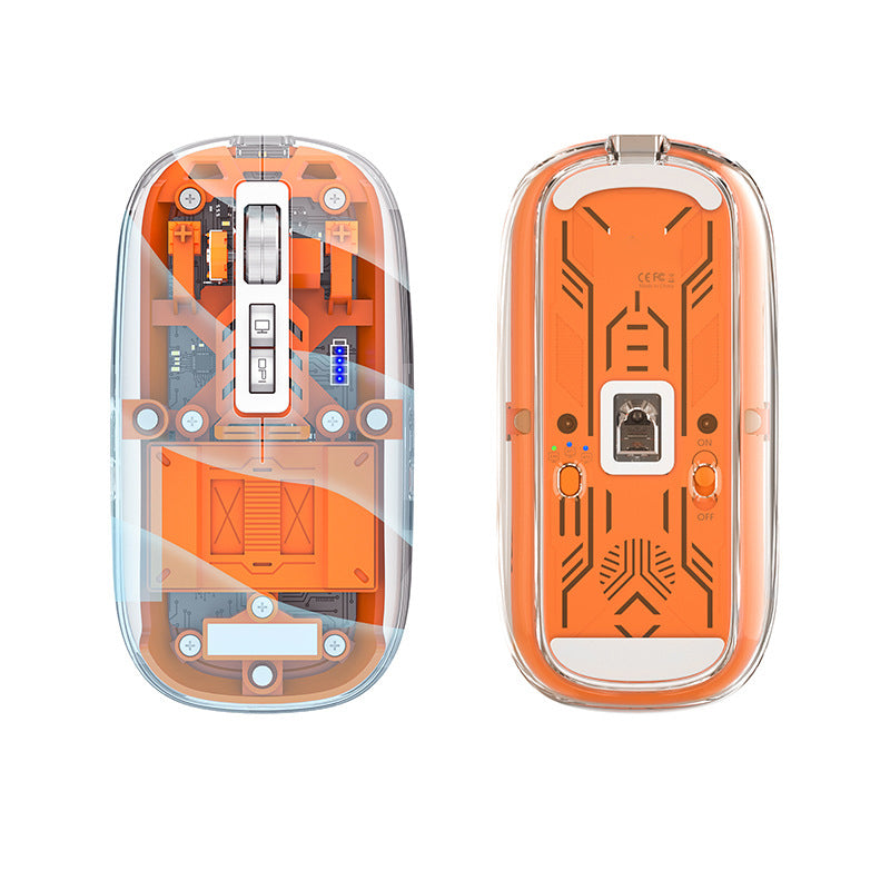 Kabellose transparente Bluetooth-Maus