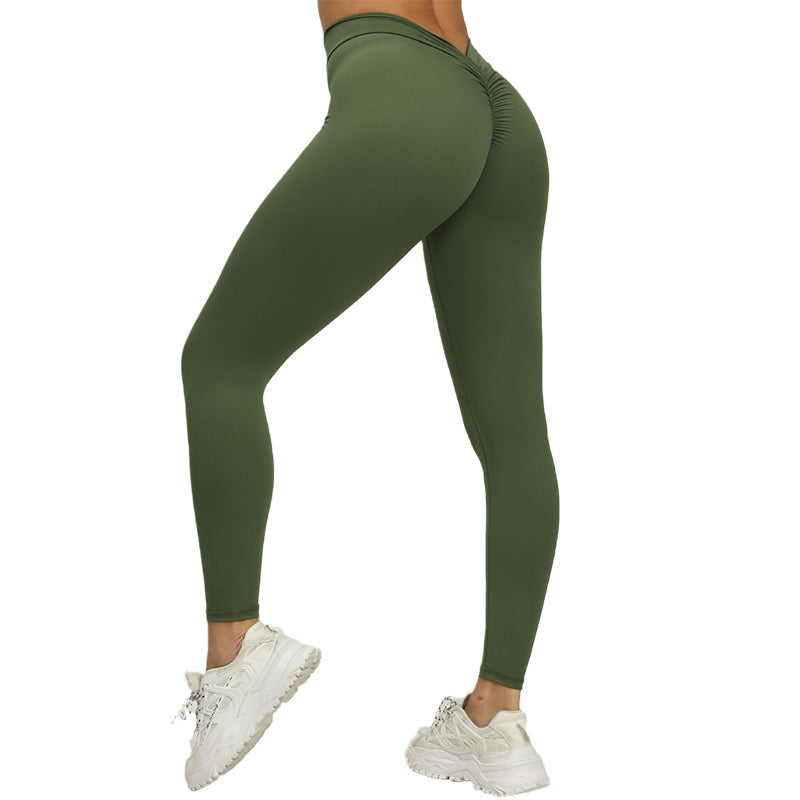 Gym-Leggings mit V-Rücken