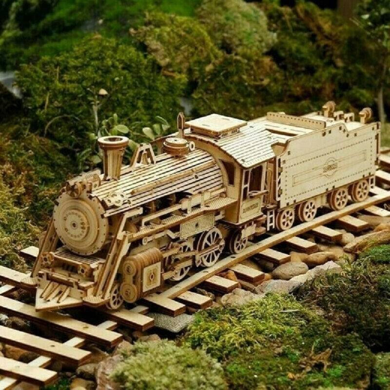 Super mechanisches Modellpuzzle aus Holz