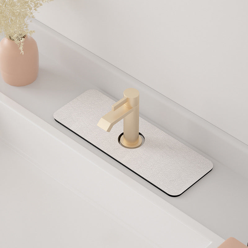 Absorbierende Matte für Wasserhähne aus Kieselgur