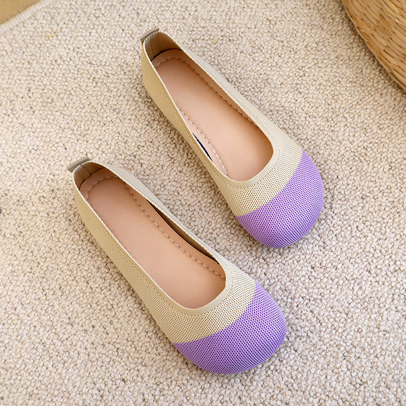 Damen Atmungsaktive flache Schuhe